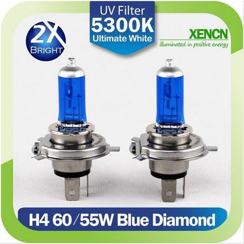 H4 55W WHITE LIGHT XENON EFFECT (2 sztuki)