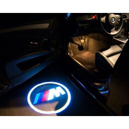 LOGO SOTTO LE PORTE BMW ///M CREE LED image 0