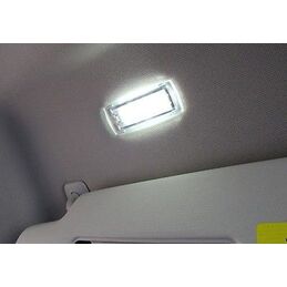 VISEIRAS DE CORTESIA COM LUZ SOLAR LED VW / SKODA / ASSENTO