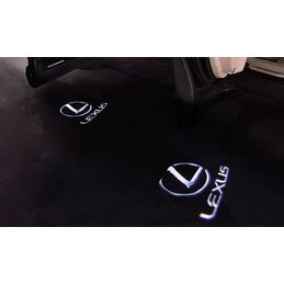 LOGO BAJO PUERTAS LEXUS CREE LED