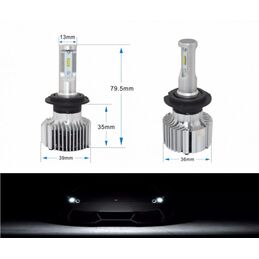 H1-64150-52140 V1 Flip chip LED Car Headlight 72W 8000lm image 6