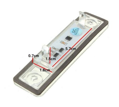 TARGA OPEL LED (TIPO 3)