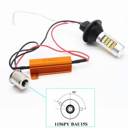 PY21W 42 LED SMD CANBUS TAGFAHRLICHT BLINKEND