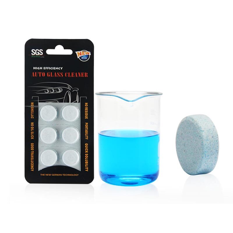 6 Windscreen washer fluid pads