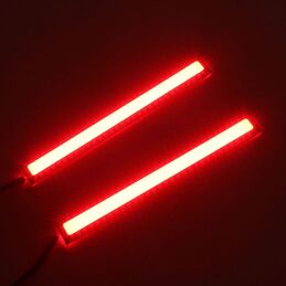 Autocolante COB LED DRL Bar 14cm 12v Vermelho