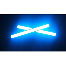 Barre de LEDs COB auto-adhésives DRL 14cm 12v Bleu