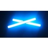 Barre de LEDs COB auto-adhésives DRL 14cm 12v Bleu image 0