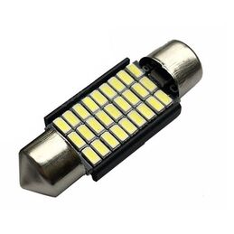 Confezione 4x C5W CANBUS FESTOON 27 LED SMD 3014 36 MM DISIPATORE image 1