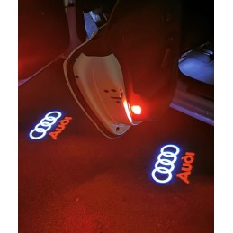 LOGO BAJO PUERTAS AUDI CREE LED