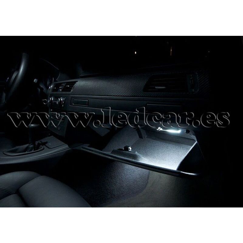 Bombilla LED Para Matrícula De Coche, Lámpara C5W De 36mm, 12V, 2