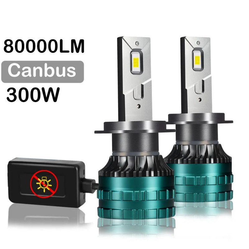 H3 60W LED CHIP PHILIPS LUMILEDS 10000 lumens (2 unidades)