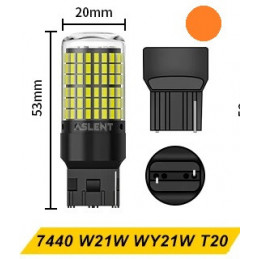 T20 W21W 7440 CANBUS 18 LED SMD 3030 AMBER