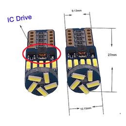 4x T10 SUPER CANBUS W5W 15 LED 4014 SMD